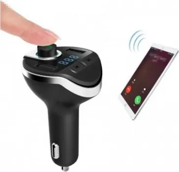 MULTIFUNCTION WIRELESS CAR MP3 PLAYER. SUPPORT: USB OR MICROSD CARD, CAR CHARGING., ANSWER PHONE CALLS DURING DRIVING, FLAC. (WIRELESS FM TRANSMITTER MP3 T20) (3 / 6)
