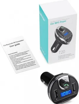 MULTIFUNCTION WIRELESS CAR MP3 PLAYER. SUPPORT: USB OR MICROSD CARD, CAR CHARGING., ANSWER PHONE CALLS DURING DRIVING, FLAC. (WIRELESS FM TRANSMITTER MP3 T20) (6 / 6)