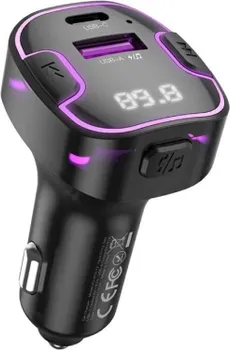 MATERIAL: ABS, BLUETOOTH VERSION: 5.3, INPUT VOLTAGE: DC 12-24V, OUTPUT VOLTAGE: USB-A: 5V/3.1A USB-C: 5V/3.1A, TOTAL OUTPUT VOLTAGE: 5V/3.1A, FM FREQUENCY: 87.5-108 MHZ, TRANSMISSION RANGE: 5-10 M (XO BCC12 FM TRANSMITTER BLUETOOTH + CAR CHARGER 3.1A) (2 / 2)