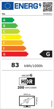 TCL 55 C805 [55 / QD-MINI LED / UHD / GOOGLE TV] (20 / 20)