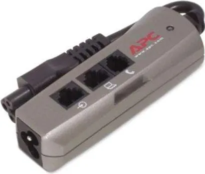 APC PRENAPONSKA ZAŠTITA ZA LAPTOPE (ZA IZMJENIČNU STRUJU, TELEFONSKE I MREŽNE LINIJE), 3-POLNA VEZA, 100-240V, EMEA OSNOVNA ZAŠTITA OD PRENAPONSKIH NAPONA ZA RAČUNALA I ELEKTRONIKU ULAZNA SNAGA 575W. MAX JAČINA STRUJE: 4A PRENAPONSKA ZAŠTITA: 600 J ZAŠTITA RJ11 MODEMA / FAKSA (DVOŽIČNA JEDNOSTRUKA LINIJA), RJ45 10/100 BASE-T ETHERNET ZAŠTITA GARANCIJA: 60 MJESECI OPERATING VOLTAGE/CURRENT: 100-240 VAC, 50/60 HZ, 2.5 A SURGE ENERGY CAPACITY (10 X 1000US) (NM/CM): C6 = 615 JOULES TELEPHONE BREAKOVER VOLTAGE: 270V NETWORK BREAKOVER VOLTAGE: 80V SURGE CURRENT (8 X 20US) (NM/CM): C6 = 18 KA DIMENSIONS (PNOTEPROC6-EC): 11 X 3.2 X 2.8 CM (PRENAPONSKA ZAŠTITA ZA NOTEBOOK PNOTEPROC6-EC) (1 / 1)
