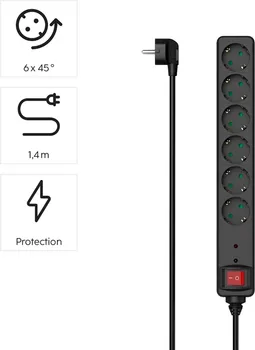 HAMA (PRODUŽNI PRENAPONSKI KABAL 6 UTIČNICA 1.4M ) (1 / 1)