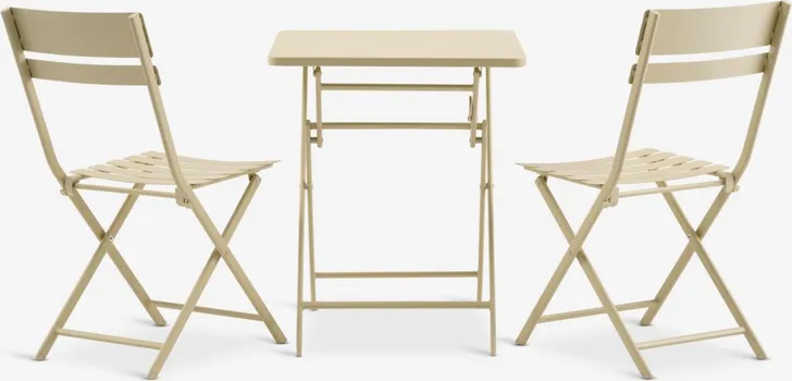 JYSK BISTRO SET ABORG 60X60 ŽUTA (3 / 8)