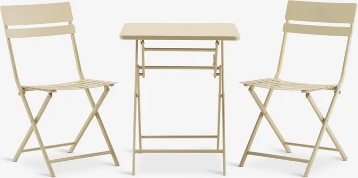JYSK BISTRO SET ABORG 60X60 ŽUTA (4 / 8)