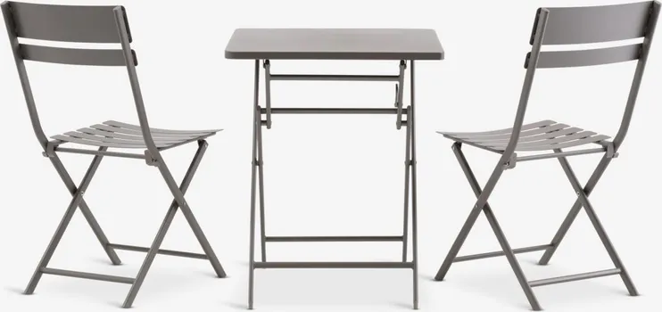 JYSK BISTRO SET ABORG 60X60CM TAMNI PIJESAK (4 / 8)