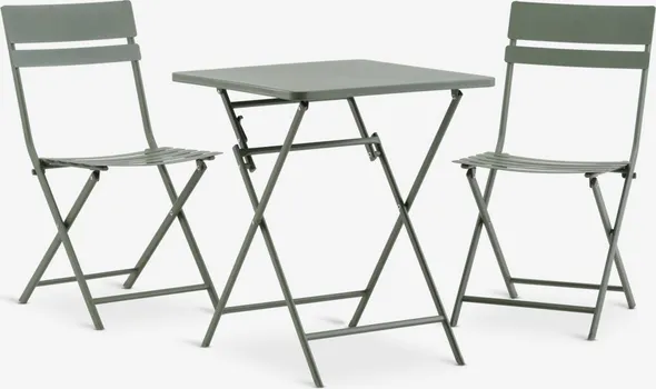 JYSK BISTRO SET ABORG 60X60CM ZELENA (1 / 8)
