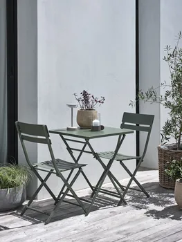 JYSK BISTRO SET ABORG 60X60CM ZELENA (2 / 8)