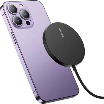 BASEUS SIMPLE MINI3 MAGNETSKI BEŽIČNI PUNJAČ 15W (CRNI) (2 / 4)
