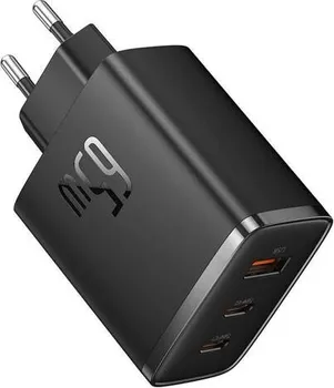 BASEUS CUBE PRO FAST CHARGER 2C+U 65W PUNJAČ ZA TELEFON │ BOJA: CRNA │ ULAZ: AC 110-240V 50/60HZ 1.5A MAX. │ IZLAZ: USB-C1/USB-C2 (65W MAX.), USB-A (30W MAX.) │ DIMENZIJE: 77.6 X 32 X 54 MM │ TEŽINA: 154 G │ MATERIJAL: PC (3 / 6)
