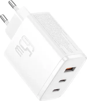 BASEUS CUBE PRO FAST CHARGER 2C+U 65W PUNJAČ ZA TELEFON │ BOJA: BIJELA │ ULAZ: AC 110-240V 50/60HZ 1.5A MAX. │ IZLAZ: USB-C1/USB-C2 (65W MAX.), USB-A (30W MAX.) │ DIMENZIJE: 77.6 X 32 X 54 MM │ TEŽINA: 154 G │ MATERIJAL: PC (2 / 7)