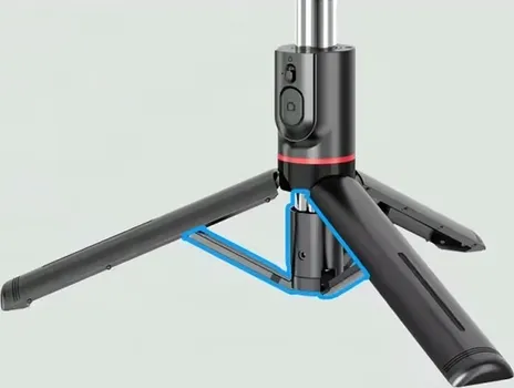 APEXEL L13D SELFIE ŠTAP / BLUETOOTH TRIPOD │ BOJA: CRNA │ DUŽINA: PODESIVA (21-116 CM) │ MATERIJAL: NERĐAJUĆI ČELIK, PLASTIKA │ REŽIMI OSVJETLJENJA: TOPLO, PRIRODNO, HLADNO │ MAKSIMALNA VISINA: 116 CM │ DALJINSKI UPRAVLJAČ: DOMET DO 10 M │ PROTIVKLIZNE NOGE (6 / 6)