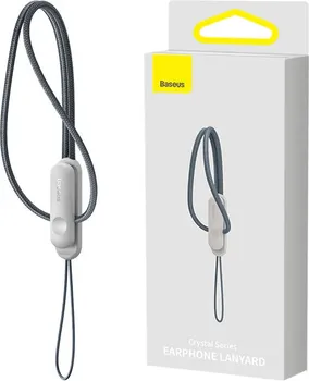 BASEUS EARPHONE LANYARD GRAY KAIŠ ZA SLUŠALICE │ VISOKOKVALITETNI MATERIJALI │ NAMENA: PRIČVRŠĆIVANJE NA FUTROLU BEŽIČNIH SLUŠALICA │ KARAKTERISTIKE: IZDRŽLJIVOST, PRIJATAN OSEĆAJ U RUCI (2 / 5)