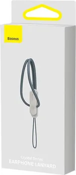 BASEUS EARPHONE LANYARD GRAY KAIŠ ZA SLUŠALICE │ VISOKOKVALITETNI MATERIJALI │ NAMENA: PRIČVRŠĆIVANJE NA FUTROLU BEŽIČNIH SLUŠALICA │ KARAKTERISTIKE: IZDRŽLJIVOST, PRIJATAN OSEĆAJ U RUCI (5 / 5)