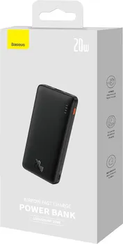 BASEUS AIRPOW 20W 10000MAH POWERBANK (BLACK) │ KAPACITET: 10,000MAH / 74WH │ SNAGA: 5V/3A (MAKS.) │ TIP: LI-POLYMER │ PORTOVI: MICROUSB, USB-C (ULAZ/IZLAZ), USB-A │ DIMENZIJE: 153.5 X 69.4 X 26.9 MM │ TEŽINA: 446 G (7 / 7)