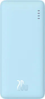 BASEUS AIRPOW 10000 MAH 20W POWERBANK (BLUE) │ KAPACITET: 10,000MAH │ SNAGA: 20W │ TIP: LI-POLYMER │ ULAZI: MICRO USB (9V/2A), USB-C (12V/1.5A) │ IZLAZI: USB-A (12V/1.5A), USB-C (9V/2.22A) │ UKUPNA SNAGA: 5V/2.4A │ PUNJENJE: DVOSMJERNO BRZO PUNJENJE (1 / 6)
