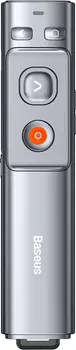 BASEUS ORANGE DOT WIRELESS PRESENTER (CHARGING) MULTIFUNKCIONALNI DALJINSKI UPRAVLJAČ ZA PREZENTACIJU, SA LASERSKIM POKAZIVAČEM - SIVA (4 / 4)