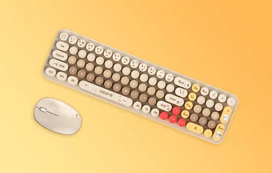 MOFII BABY BEAR BEIGE BEŽIČNI KOMPLET TASTATURA I MIŠ │ POVEZIVANJE: BEŽIČNO, 2.4 GHZ │ DOMET: 6-10 M │ MIŠ: 3 TASTERA, 1200 DPI, 1X AA BATERIJA, 75 G │ TASTATURA: 85 TASTERA, 2X AAA BATERIJE, 499 G (3 / 3)