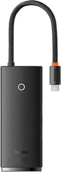 BASEUS OS LITE 6-PORT HUB │ BOJA: CRNA │ MATERIJAL: ABS │ TEŽINA: 45 G │ ULAZNI PORT: USB-C │ IZLAZNI PORTOVI: USB-C, USB 3.0, SD/TF, HDMI │ REZOLUCIJA: 4K@30 HZ │ BRZINA PRENOSA: DO 500 MBPS │ KOMPATIBILNOST: WINDOWS, IOS, LINUX, ANDROID (1 / 7)