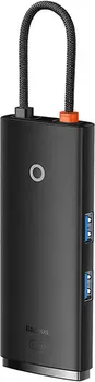 BASEUS OS LITE 6-PORT HUB │ BOJA: CRNA │ MATERIJAL: ABS │ TEŽINA: 45 G │ ULAZNI PORT: USB-C │ IZLAZNI PORTOVI: USB-C, USB 3.0, SD/TF, HDMI │ REZOLUCIJA: 4K@30 HZ │ BRZINA PRENOSA: DO 500 MBPS │ KOMPATIBILNOST: WINDOWS, IOS, LINUX, ANDROID (7 / 7)