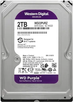 WESTERN DIGITAL 2TB / HDD 3.5 SURVEILLANCE WD PURPLE / 5400 RPM (1 / 1)