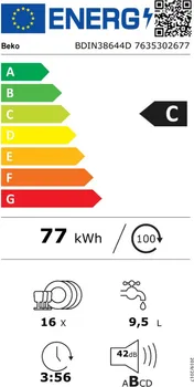 BEKO BDIN 38644 D [16 / 60cm] (10 / 10)