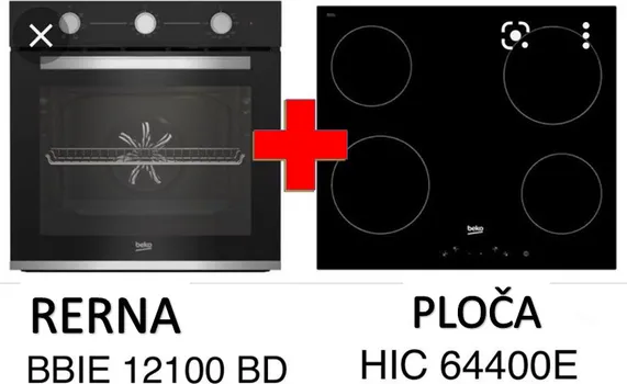 BEKO SET RERNA BBIE 12100 BD PLOCA HIC 64400E