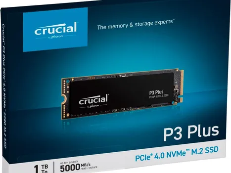 CRUCIAL P3 PLUS 1TB / SSD M.2 / NVME R/W : 5000/3600 MB/S (1 / 1)