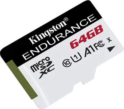 KINGSTON HIGH ENDURANCE 64GB / MICROSD / R/W: 95/30MB/S (1 / 2)
