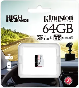 KINGSTON HIGH ENDURANCE 64GB / MICROSD / R/W: 95/30MB/S (2 / 2)