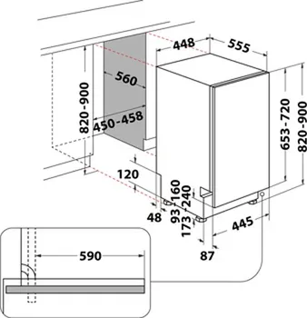 INDESIT DSIE 2B19 [45cm] (4 / 5)