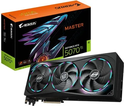 GIGABYTE NVIDIA GEFORCE RTX 5070 TI AORUS MASTER 16GB 256BI (1 / 4)