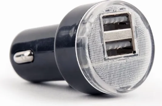 2-PORTNI USB PUNJAČ ZA AUTO, 2,1 A, CRNI (2 / 3)