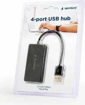 GEMBIRD USB HUB 4 PORT, BLACK (2 / 2)