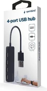 GEMBIRD USB HUB SA 4 PORTA, BLACK (2 / 3)