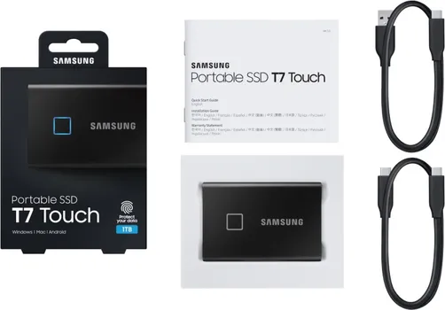 SAMSUNG T7 TOUCH 1TB / SSD PORTABLE MU-PC1T0K/WW (8 / 9)