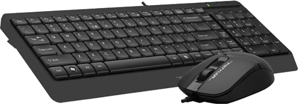 A4 TECH F1512S FSTYLER USB YU CRNA TASTATURA + USB CRNI MIŠ (1 / 4)