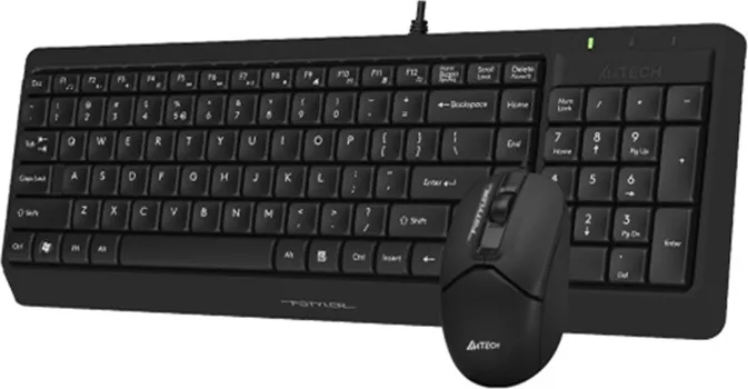 A4 TECH F1512S FSTYLER USB YU CRNA TASTATURA + USB CRNI MIŠ (3 / 4)