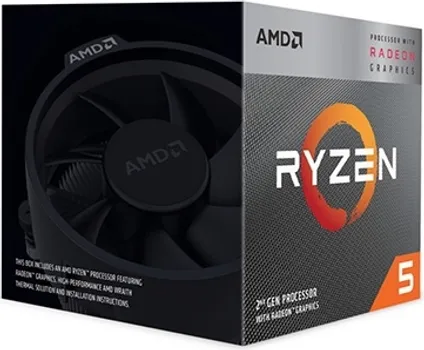 AMD RYZEN 5 3400G 3400G, 3700/4200 MHZ, SOCKET AM4, RADEON RX VEGA 11 GRAPHICS (2 / 2)