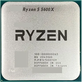 AMD RYZEN 5 5600X, 3.7GHZ/4.6GHZ MAX, 6C/12T, BOX, AM4, 32MB L3 CACHE, TRAY, WITHOUT COOLER (1 / 3)