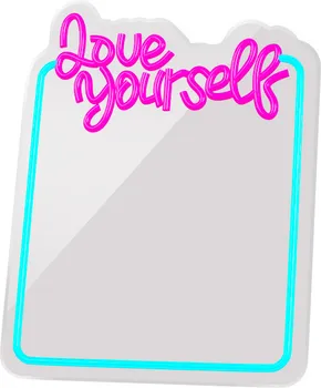 NEON LED OGLEDALO LOVE YOURSELF TIRKIZNA/ROZA FMNE01 FOREVER LIGHT (4 / 10)