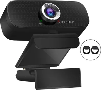 1080P USB WEBCAM MICROPHONE FOR LIVE STREAMING VIDEO CALL CONFERENCE (4 / 6)