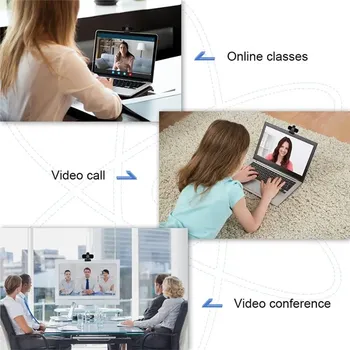 1080P USB WEBCAM MICROPHONE FOR LIVE STREAMING VIDEO CALL CONFERENCE (5 / 6)
