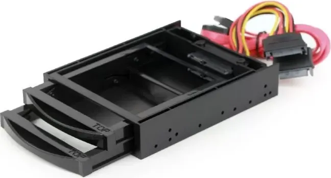 MOBILE RACK FOR TWO SATA 2.5 DRIVES 3.5 (1 / 3)