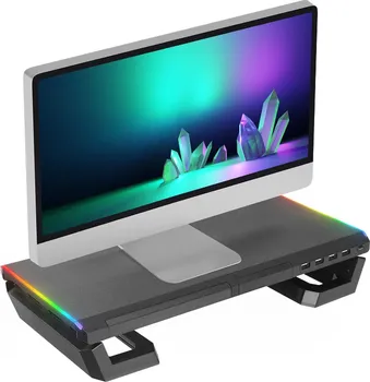 EVEREST POSTOLJE ZA MONITOR SA USB HUBOM, ST1 BLACK (3 / 3)