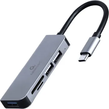 USB TYPE-C HAB, 3-PORTA+CARD READRER
