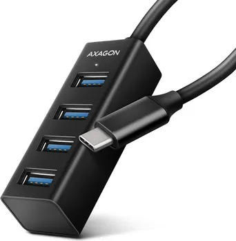 AXAGON HUE-M1C SUPERSPEED USB-C MINI HUB INPUT USB 3.2 GEN 1 USB 3.2 GEN 1, 4-PORT OUTPUT (1 / 4)