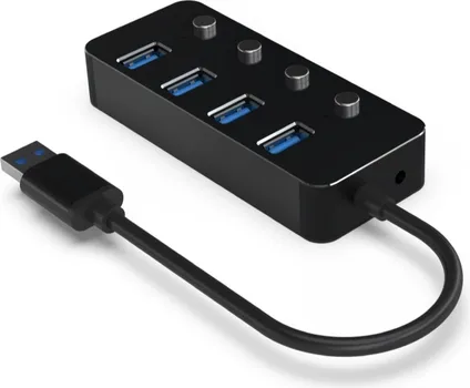 GEMBIRD USB HUB 4-PORT SA PREKIDAČIMA, USB 3.1 (3 / 4)