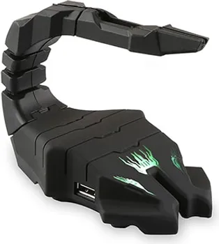RAMPAGE USB HUB + DRŽAČ KABLA, 2 PORTA, R-H1 (1 / 4)