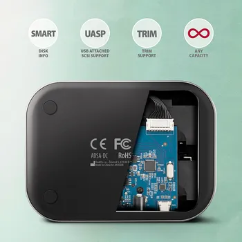 AXAGON ADSA-DC SUPER SPEED USB-C DUAL HDD SSD 2.5 , 3.5 INCH (3 / 7)