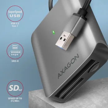 AXAGON 3.2 ČITAČ KARTICA SA USB-A (5 / 6)